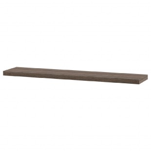 Polička nástěnná 120 cm, MDF, 3D dekor dub sonoma dark, baleno v ochranné fólii P-002 SON2